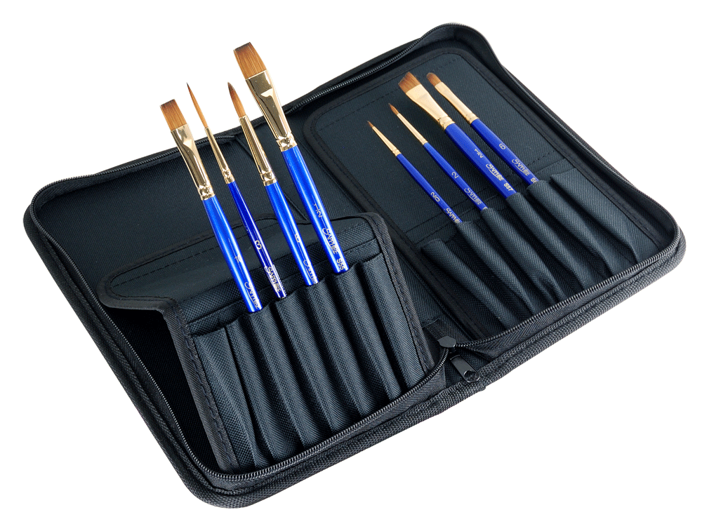 Robert Simmons Sapphire Brush Zip Case Rex Art Supplies