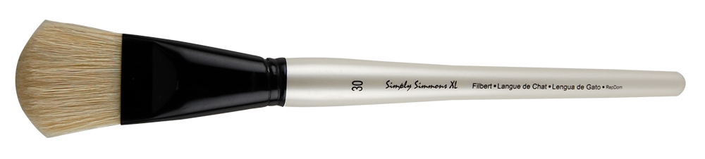 Simply Simmons XL Brush Soft Synthetic Flat Brush 60