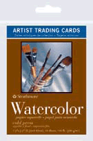 Strathmore Artist Trading Card Pack of 10 - Watercolor Paper - Size 2.5” x 3.5”