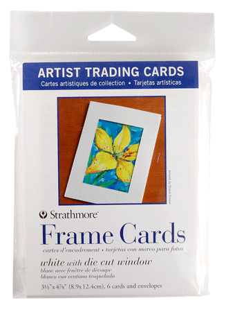 Strathmore Artist Trading Card Frame Cards Pack of 6 - Size 3.5 x 4.875
