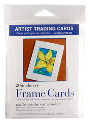 Strathmore Artist Trading Card Frame Cards Pack of 6 - Size 3.5 x 4.875