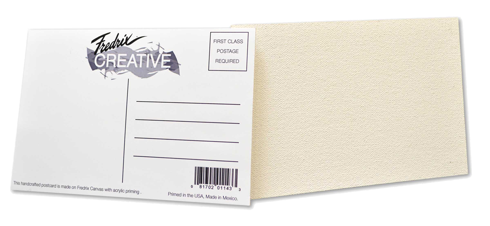 Fredrix Creative - Postcards - Color White - Size 4 x 6 - Pack of 100