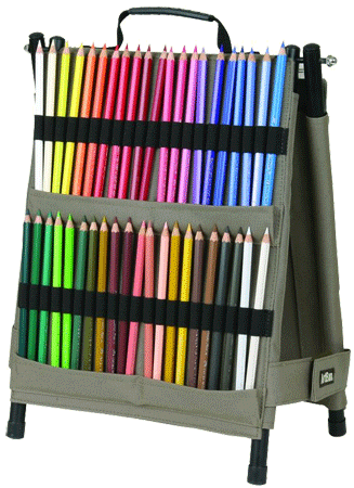 Artbin Supply Caddy - Color Dark Taupe/Black Frame - Size 13 x 7.5 x 16
