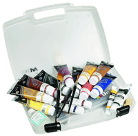 Artbin Quick View Carrying Case - Color Translucent Clear - Size 17 x 12 x 4