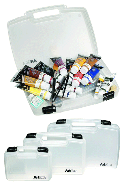 Artbin Quick View Carrying Case - Color Translucent Clear - Size 17 x 12 x 4