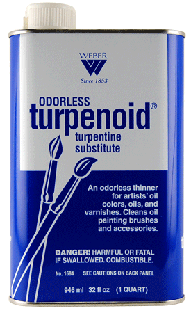 Weber Odorless Turpenoid 236ml Bottle Clear for sale online