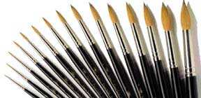 Winsor Newton Series 7 Kolinsky Sable Watercolor Brush, Round, #2